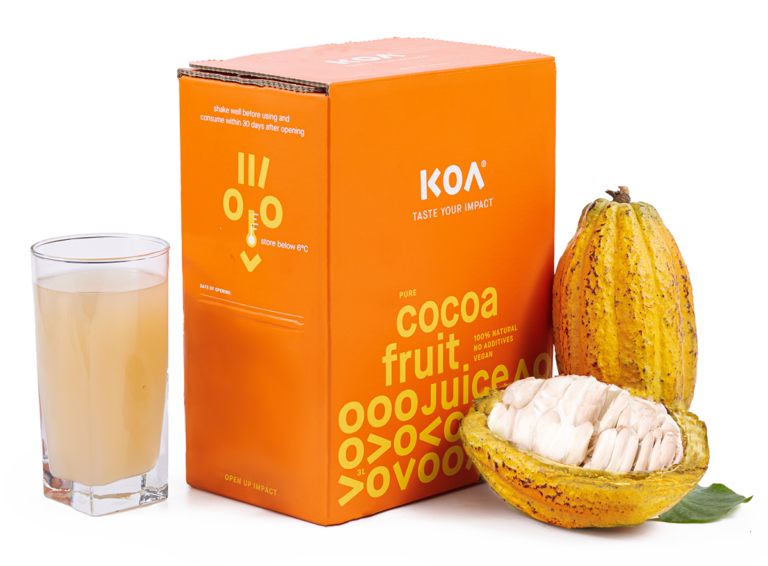 Products Koa Cocoa fruit juice, concentrate and dried pulp